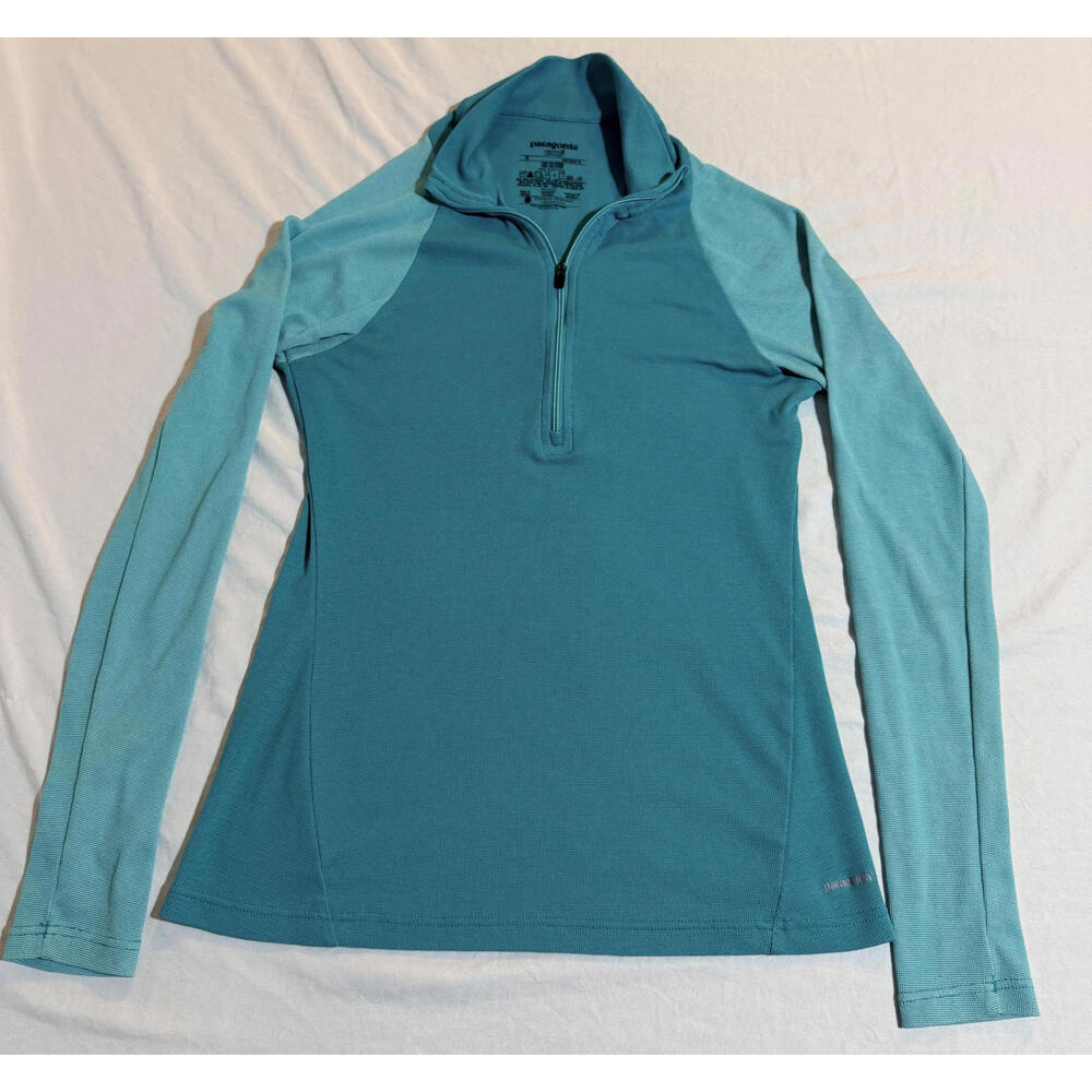 Patagonia Womens Capilene 2 Lightweight Quarter Zip‎ Pullover Size XS